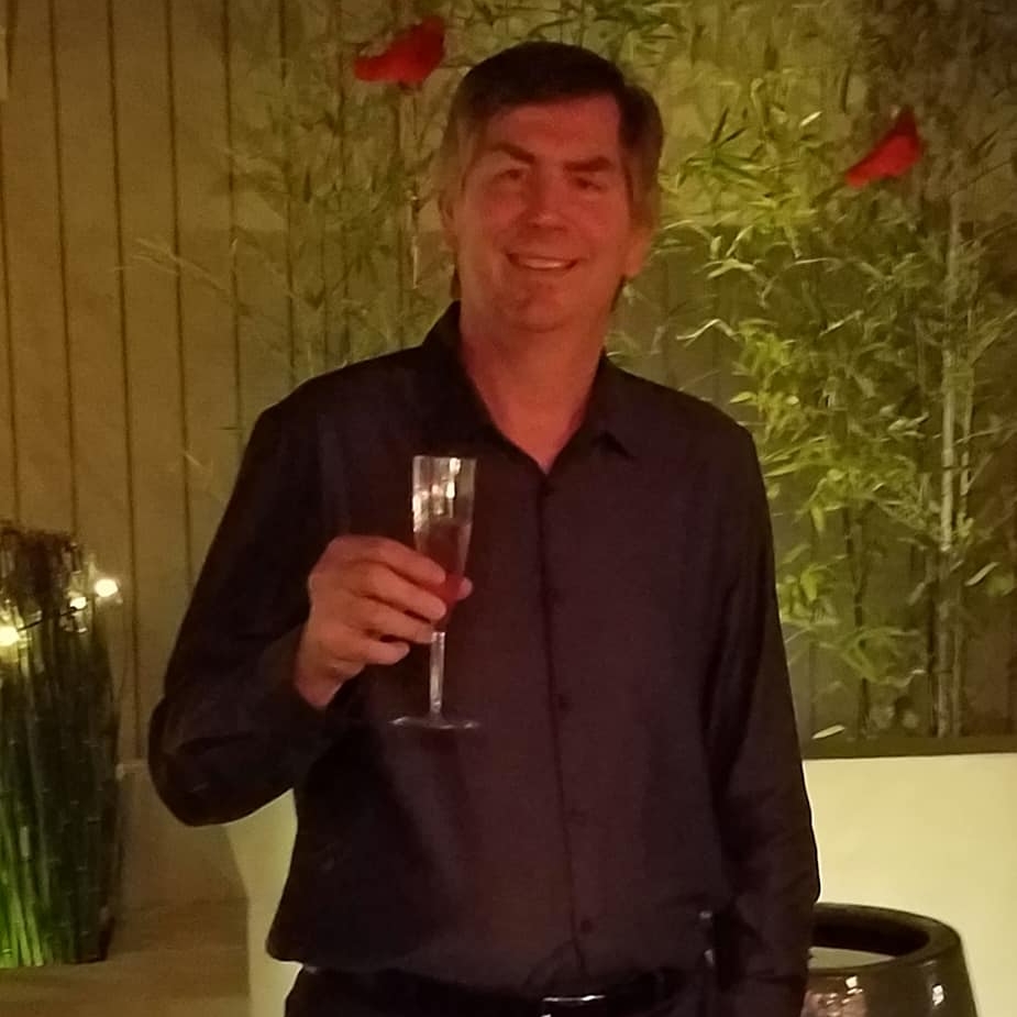 Dave Spencer celebrating Christmas 2018